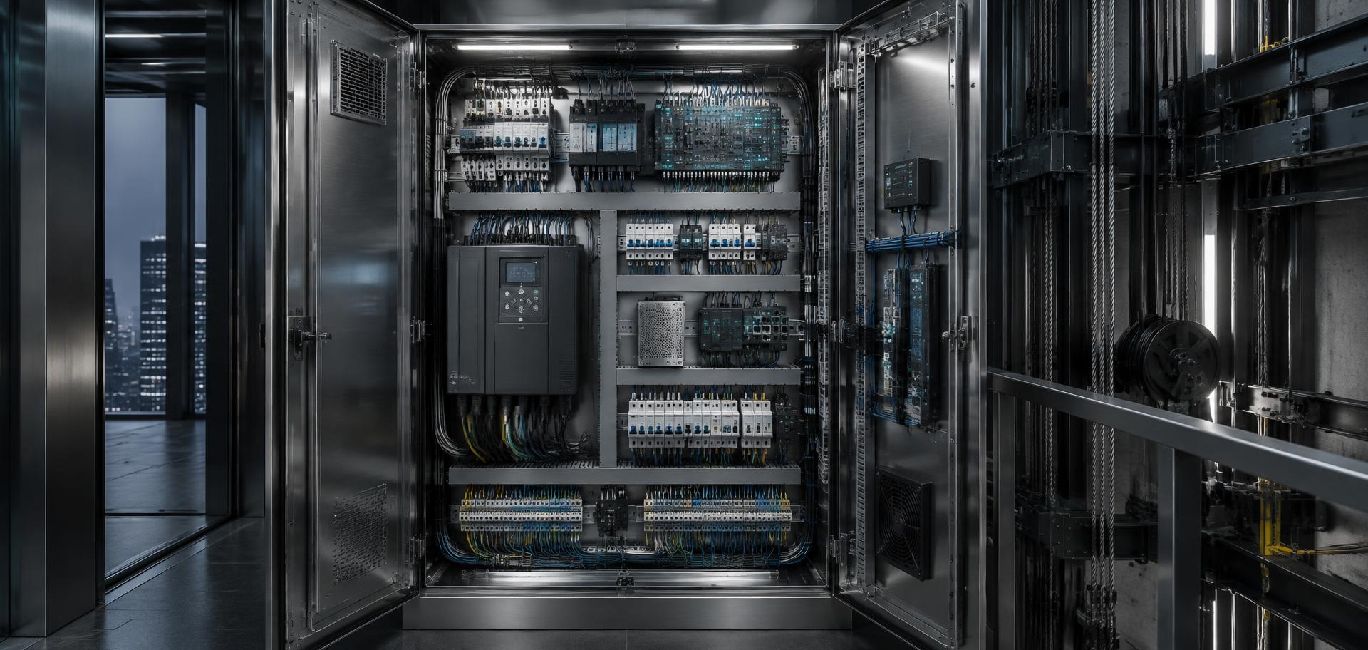 Tablero electromecánico de control para ascensores